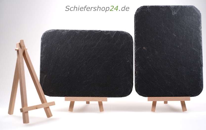 Schiefertafel X Cm Mit Holz Staffelei Kaufen Bei Schiefershop